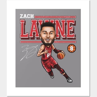 Zach Lavine Chicago Cartoon Posters and Art